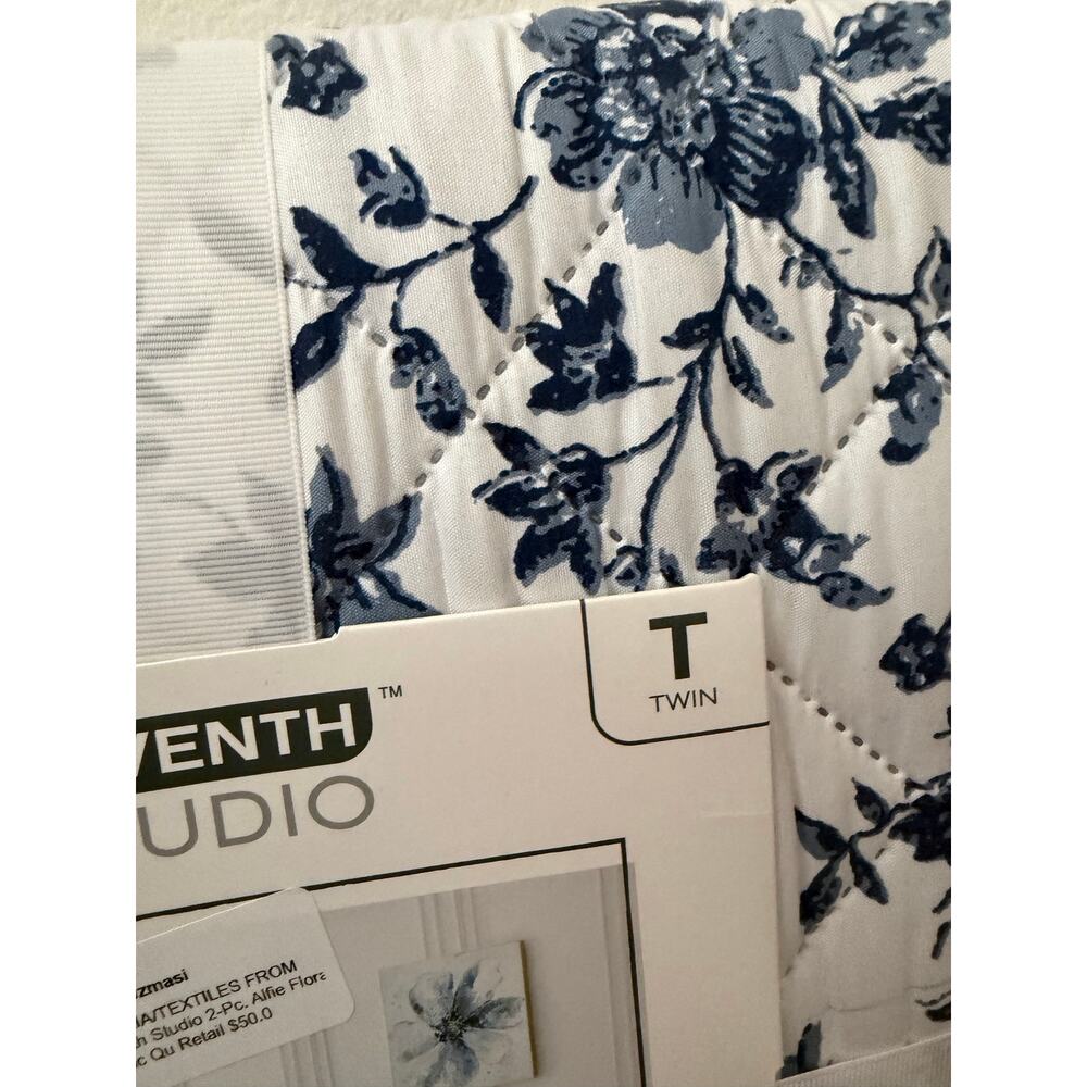 Seventh studio blue & white floral comforter set twin cottage - Picture 4 of 4